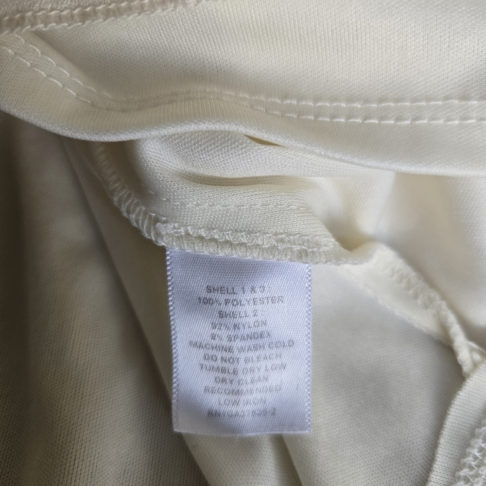 MONTEAU Cream Sleeveless Dress. Size M - Picture 8 of 10